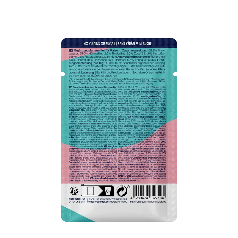 Pets Deli Functional Suppe Snack-Functional Suppe Anti-Hairball 40g